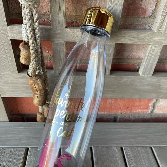 HALLMARK MY FAV PERSON IS MY CAT Water Bottle Bundle 1 hydro flask water bottle - Picture 3 of 6